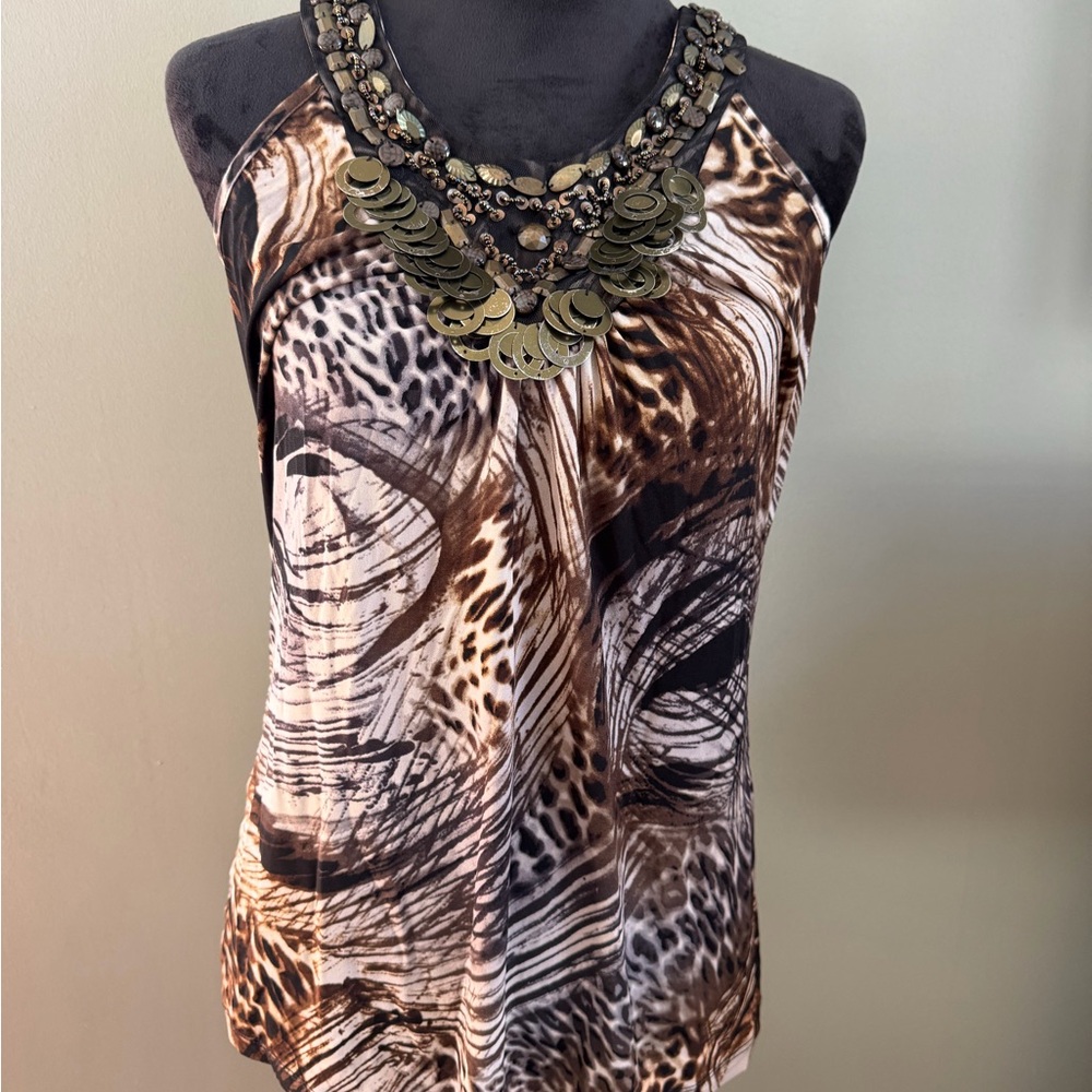 Y2K Halter Beaded Going Out Top